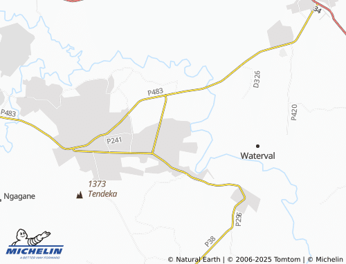 MICHELIN Osizweni D map - ViaMichelin