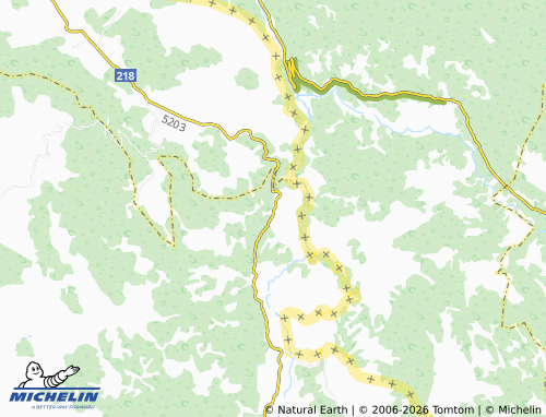 Mapa MICHELIN Brotnja - ViaMichelin
