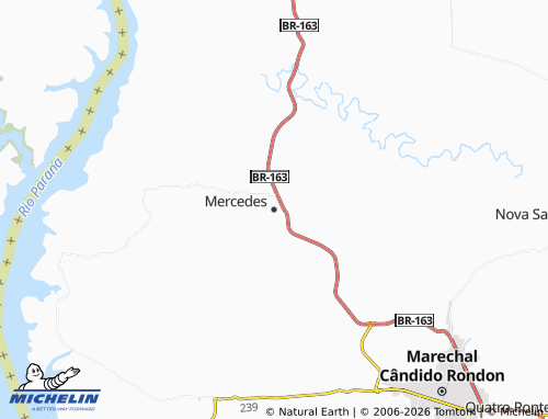 Mapa MICHELIN Mercedes - ViaMichelin