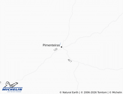 MICHELIN Pimenteiras map - ViaMichelin