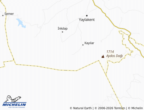MICHELIN Özlü map - ViaMichelin