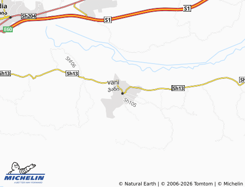 Mapa MICHELIN vani - ViaMichelin