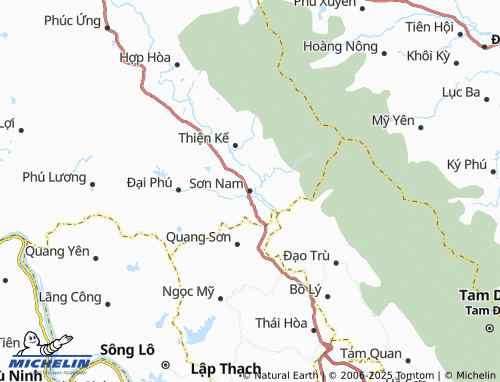 MICHELIN Sơn Nam map - ViaMichelin