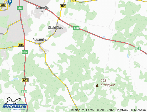MICHELIN Šveicarai map - ViaMichelin