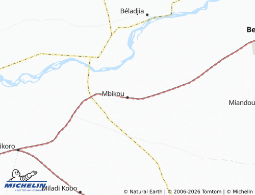 Mapa MICHELIN Mbikou - ViaMichelin
