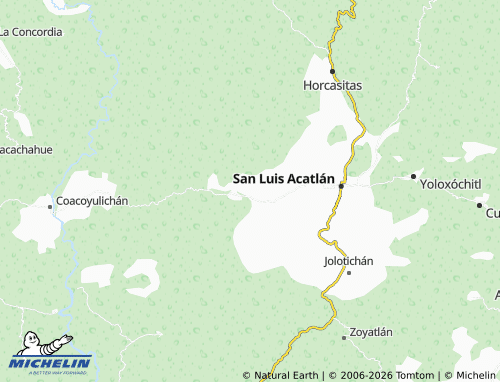 Mapa MICHELIN San Ramón - ViaMichelin