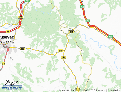 Mapa MICHELIN Jošje - ViaMichelin