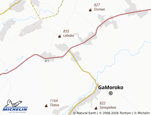 Mappa MICHELIN Mohlabeng - ViaMichelin