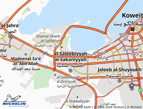 Mapa MICHELIN al-Dawhah - ViaMichelin