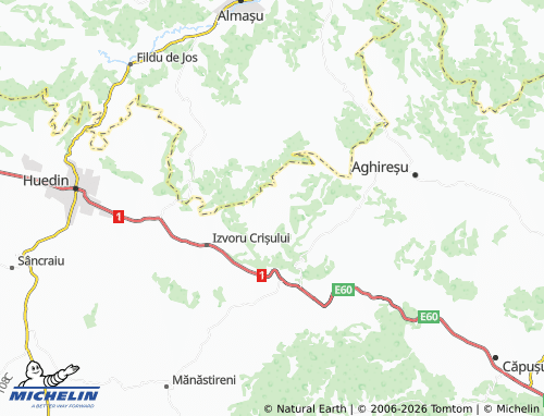 Mappa MICHELIN Nadășu - ViaMichelin