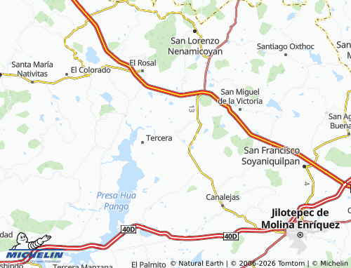Mapa MICHELIN Cuarta Manzana de Calpulalpan - ViaMichelin