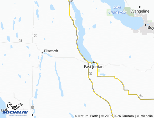 Carte MICHELIN South Arm - ViaMichelin