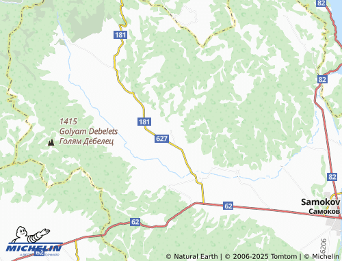 MICHELIN Alino map - ViaMichelin