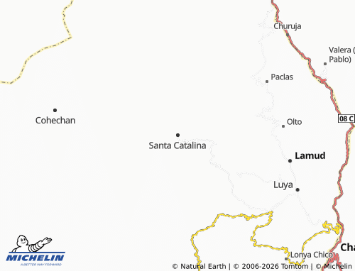 MICHELIN Santa Catalina map - ViaMichelin