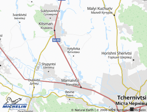 Mappa MICHELIN Vytylivka - ViaMichelin