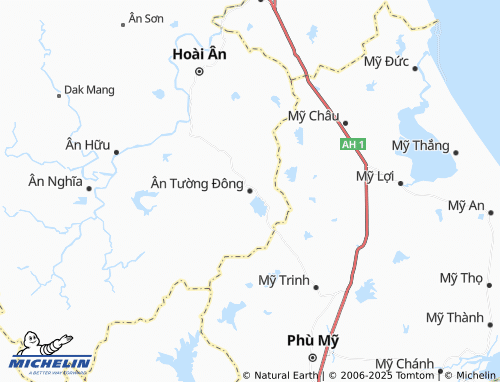 MICHELIN Ân Tường Đông map - ViaMichelin