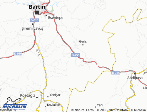 MICHELIN-Landkarte Çayır - ViaMichelin