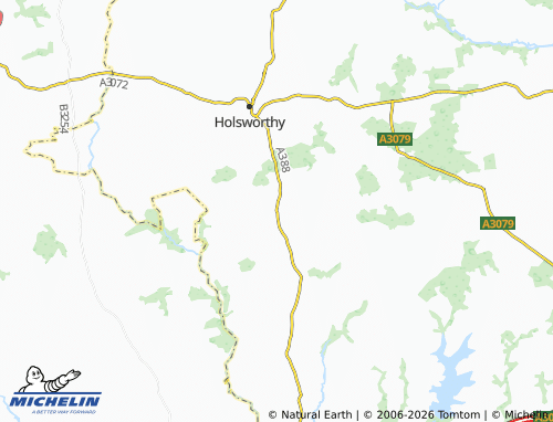 Carte MICHELIN Clawton - ViaMichelin