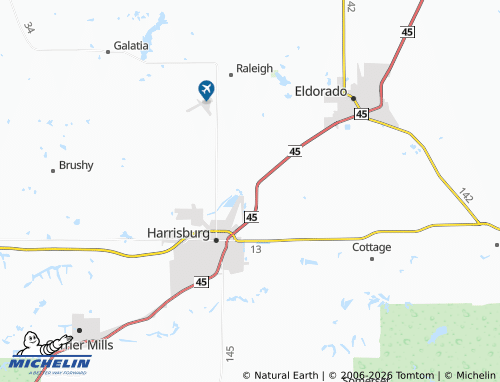 Mapa MICHELIN Muddy - ViaMichelin