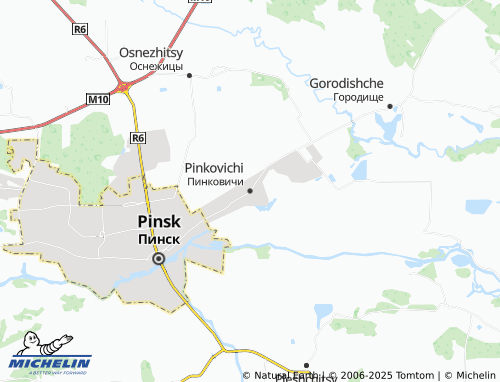 MICHELIN Pinkovichi map - ViaMichelin