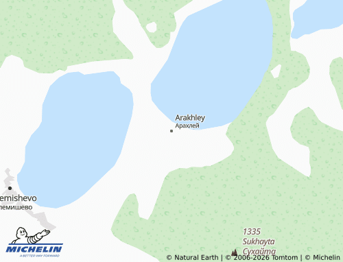 MICHELIN-Landkarte Arakhley - ViaMichelin