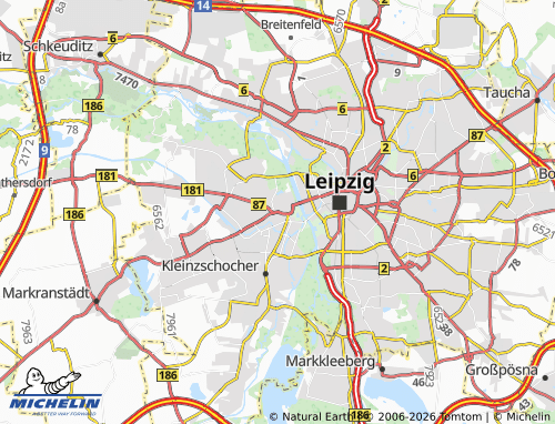MICHELIN Lindenau map - ViaMichelin