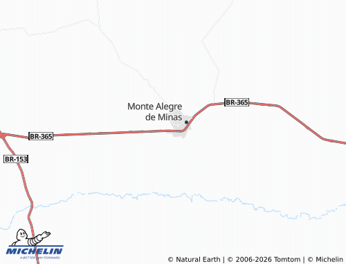 MICHELIN Rancho Alegre map - ViaMichelin