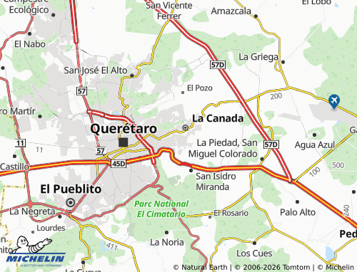 MICHELIN Punta Azul map - ViaMichelin