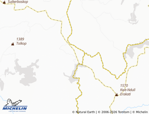MICHELIN-Landkarte Singqumeni B - ViaMichelin