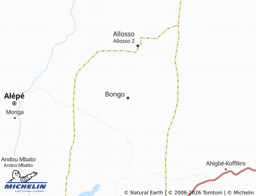 MICHELIN-Landkarte Bongo - ViaMichelin