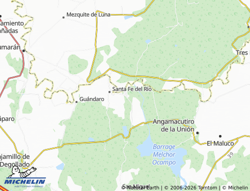 Mapa MICHELIN Ancihuácuaro - ViaMichelin