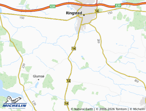 Mappa MICHELIN Vetterslev - ViaMichelin