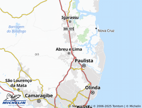 MICHELIN Timbó map - ViaMichelin