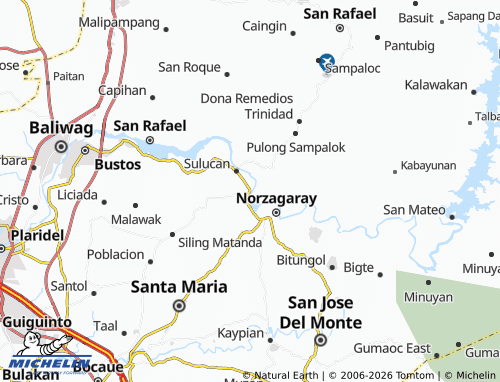 MICHELIN San Roque map - ViaMichelin