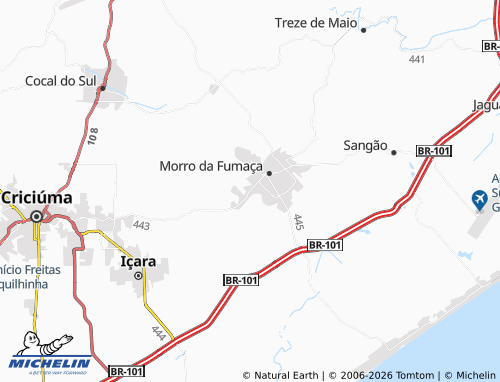 Mapa MICHELIN Barracão - ViaMichelin
