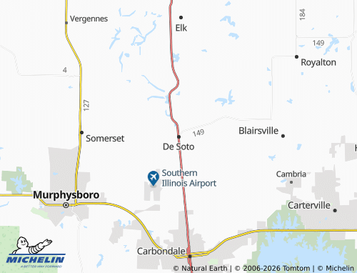 Mappa MICHELIN De Soto - ViaMichelin