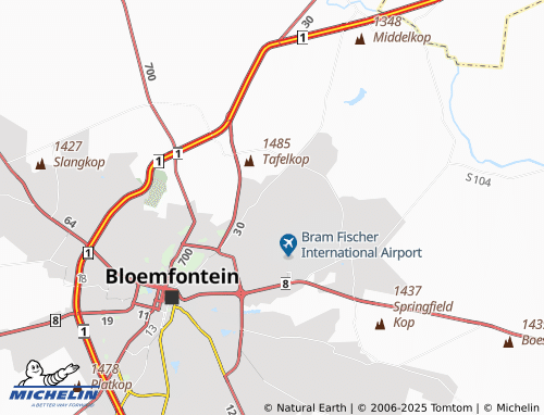 MICHELIN Olive Hill Small Holdings map - ViaMichelin
