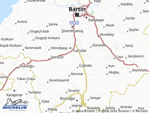 Mapa MICHELIN Çeştepe - ViaMichelin