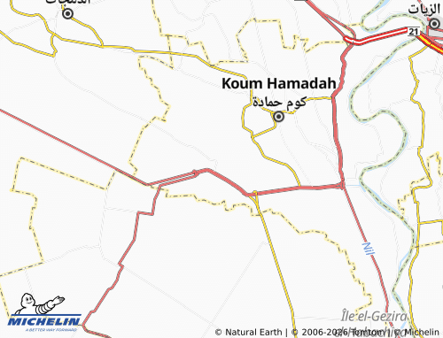 Mapa MICHELIN Dast al-'Ashraf - ViaMichelin