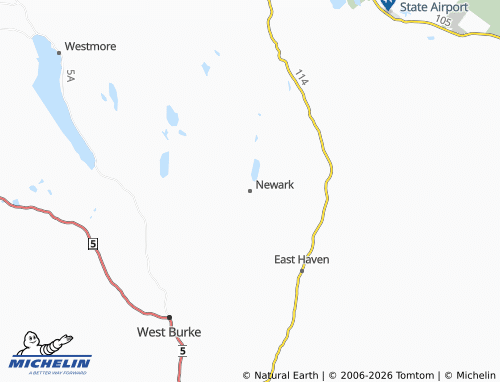 Mappa MICHELIN Newark - ViaMichelin