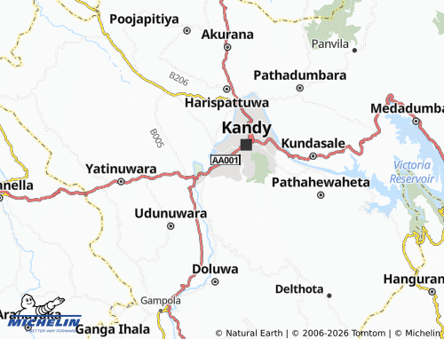 MICHELIN Bowala1 map - ViaMichelin