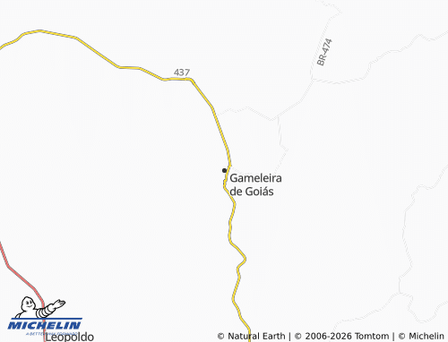 Mapa MICHELIN Gameleira de Goiás - ViaMichelin