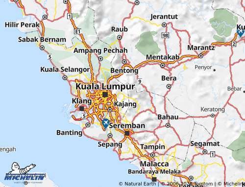 MICHELIN-Landkarte Hulu Langat - ViaMichelin