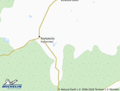 MICHELIN-Landkarte Chevernur - ViaMichelin
