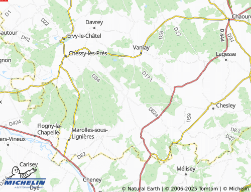 Mappa MICHELIN Bernon - ViaMichelin