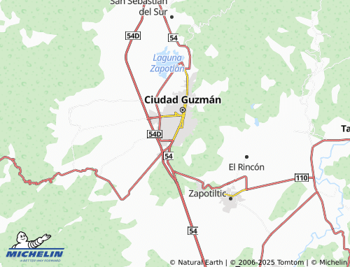 MICHELIN 20 de Noviembre Segunda Etapa map - ViaMichelin