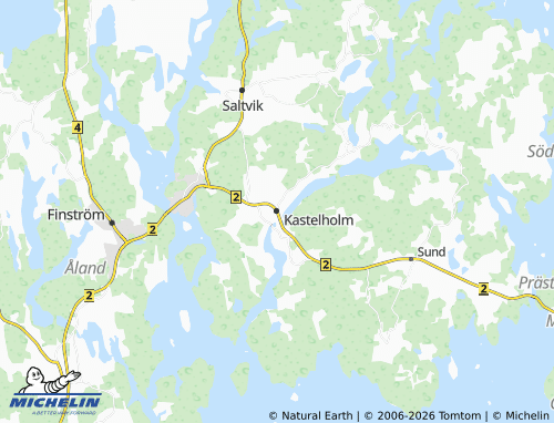 MICHELIN-Landkarte Kastelholm - ViaMichelin