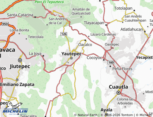 Kaart MICHELIN Villarreal Yautepec II - ViaMichelin