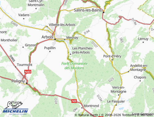 Mappa MICHELIN La Châtelaine - ViaMichelin