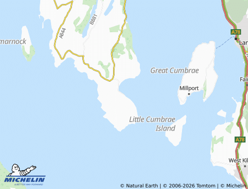 MICHELIN Kilchattan Bay map - ViaMichelin
